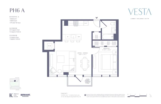 $1,180,000 | 11-36 45th Road, Unit PH6A | Long Island City