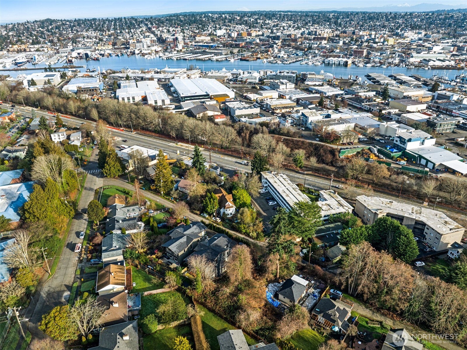 4019 Burton Place West Seattle, WA 98199 - Photo 10 of 18 an aerial view of a city