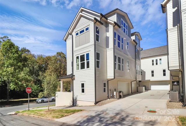 a view of a white building