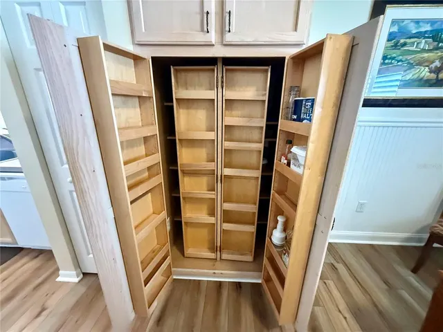 a view of front door