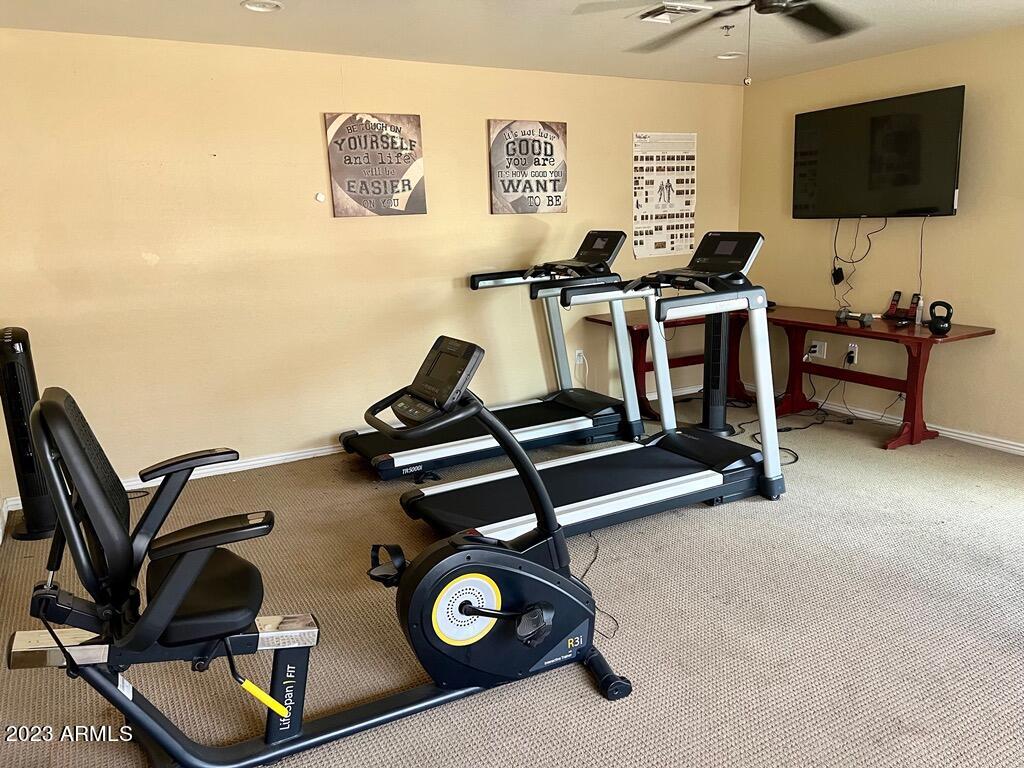 7726 East Baseline Road, Unit 108 Mesa, AZ 85209 - Photo 4 of 31 Community Workout Room