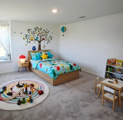 a play room with toys
