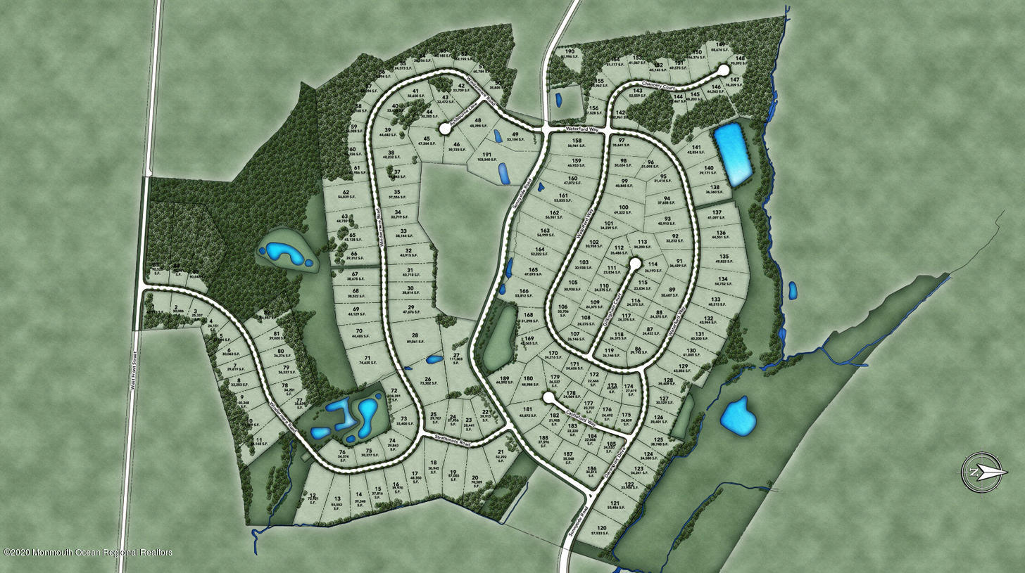 10 Windermere Road Lincroft, NJ 07738 - Photo 58 of 58 devtoll brothers 12663_siteplan10_1800
