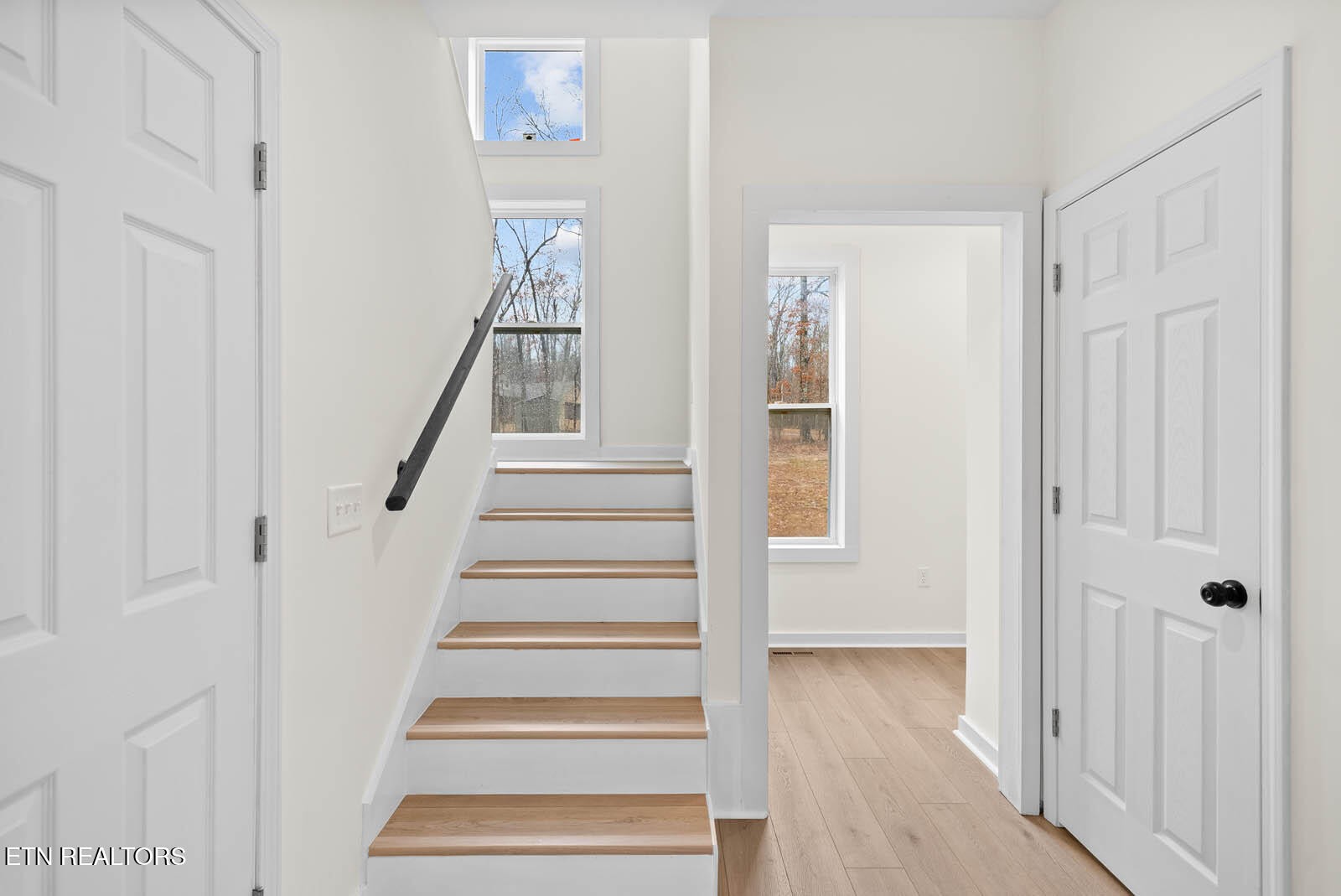 1023 West Laurel Way Monterey, TN 38574 - Photo 27 of 60 a view of staircase with white walls and railing