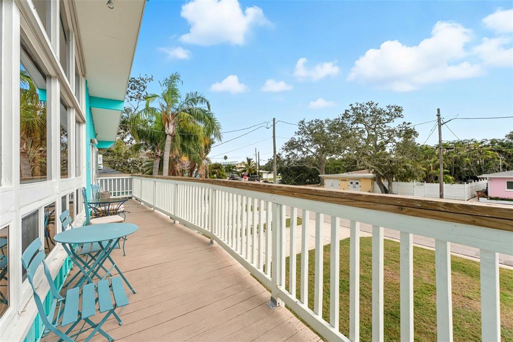 208 Bates Avenue Indian Rocks Beach, FL 33785 - Photo 5 of 47 a view of balcony with furniture