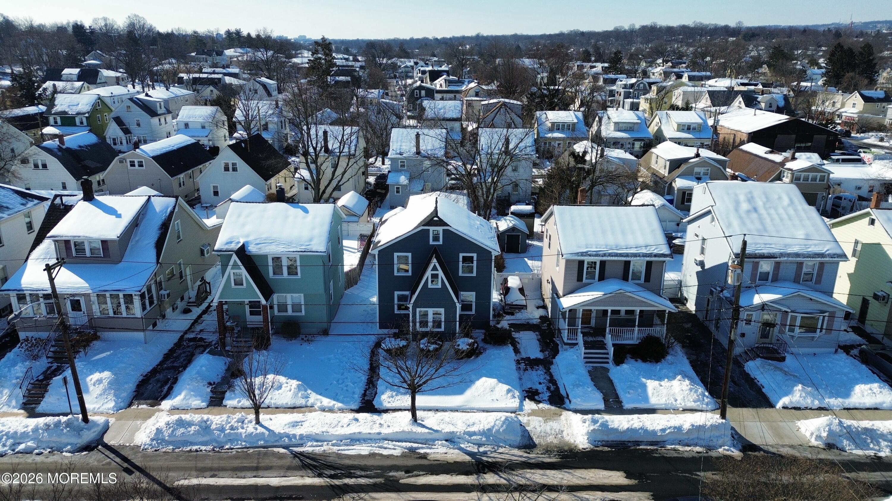20 Elston Street Bloomfield, NJ 07003 - Photo 34 of 43 an aerial view of residential houses with outdoor space