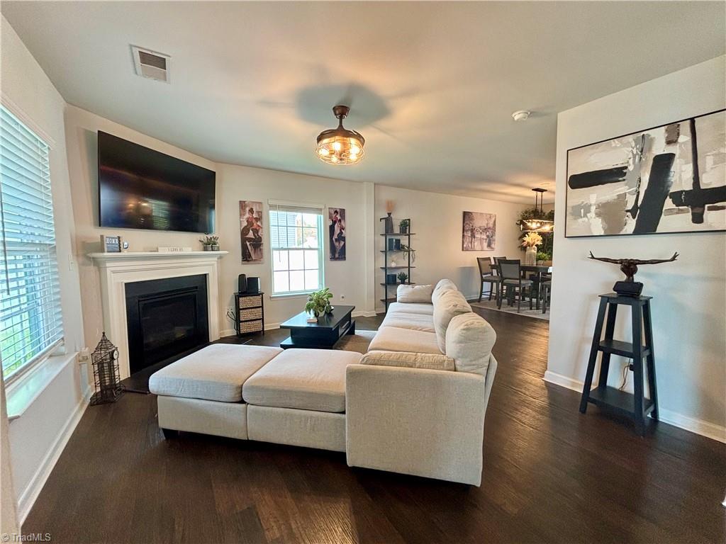 2370 Whisperwood Street Rural Hall, NC 27045 - Photo 13 of 50 Livingroom with gas fireplace