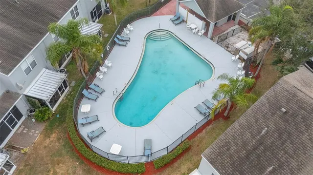 a view of outdoor space yard swimming pool and patio
