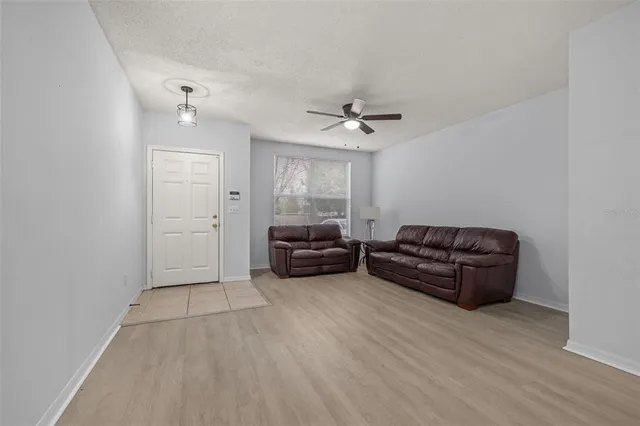 a view of a room with front door