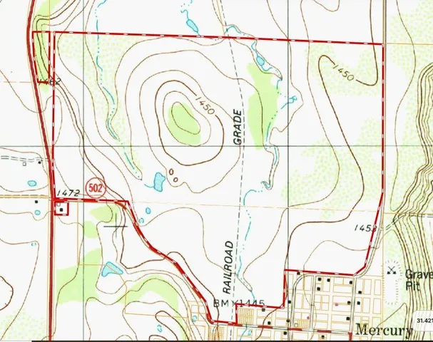 a view of yard with ocean view