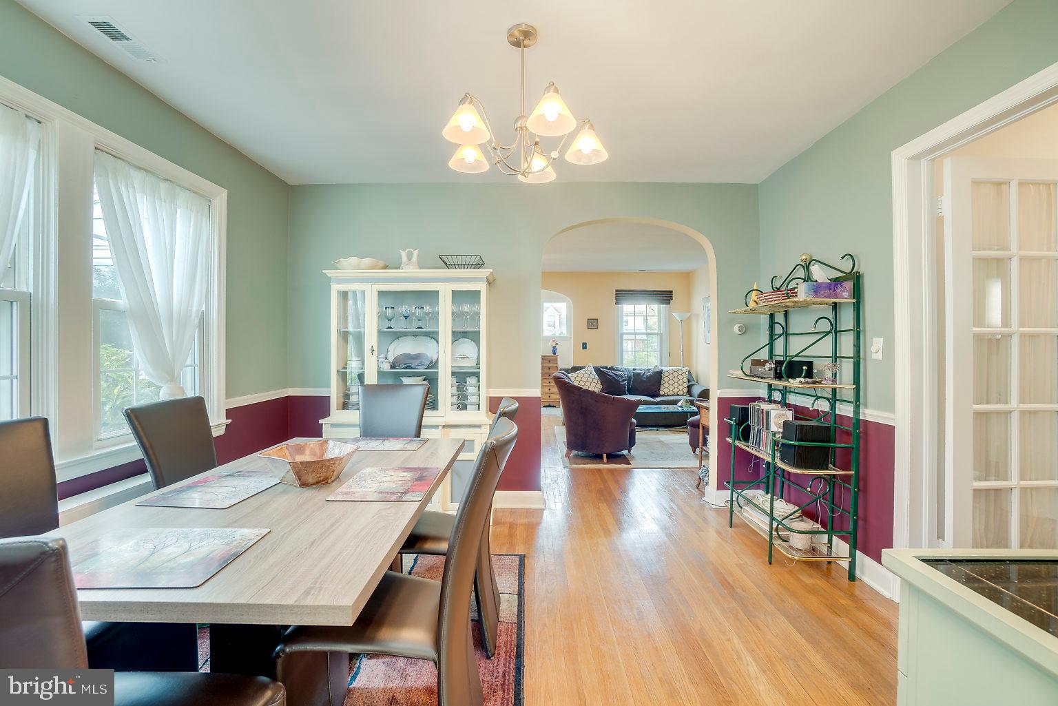 4319 Barrington Road Baltimore, MD 21229 - Photo 13 of 49 view from dining room into living room