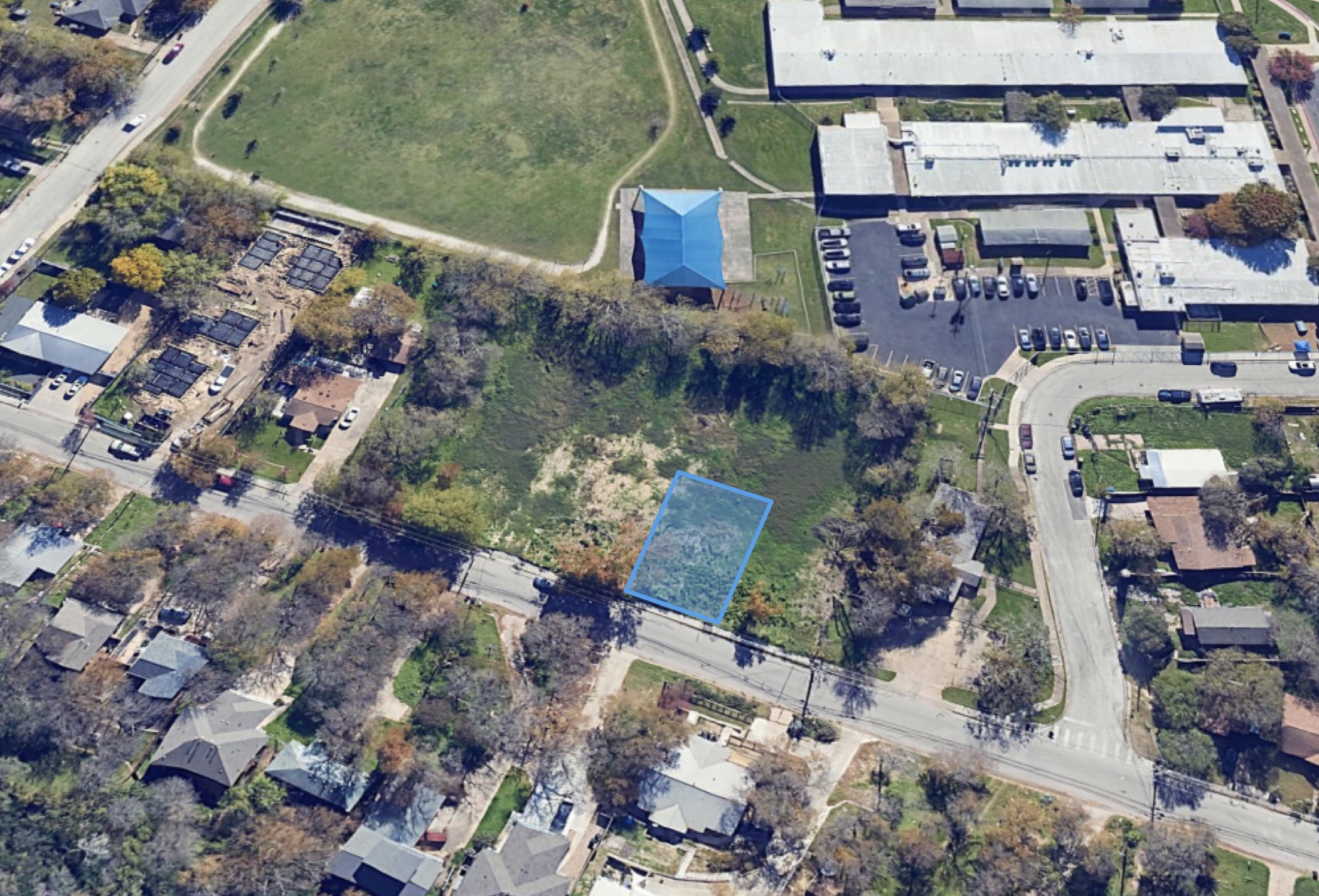 Aerial view of property and surrounding area