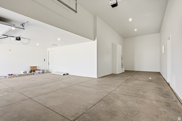 4978 North 75 East Enoch, UT 84721 - Photo 35 of 60 Garage featuring recessed lighting and a garage door opener