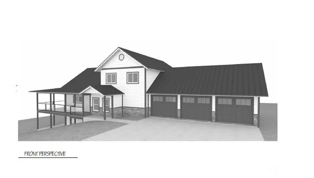 a black and white photo of a house