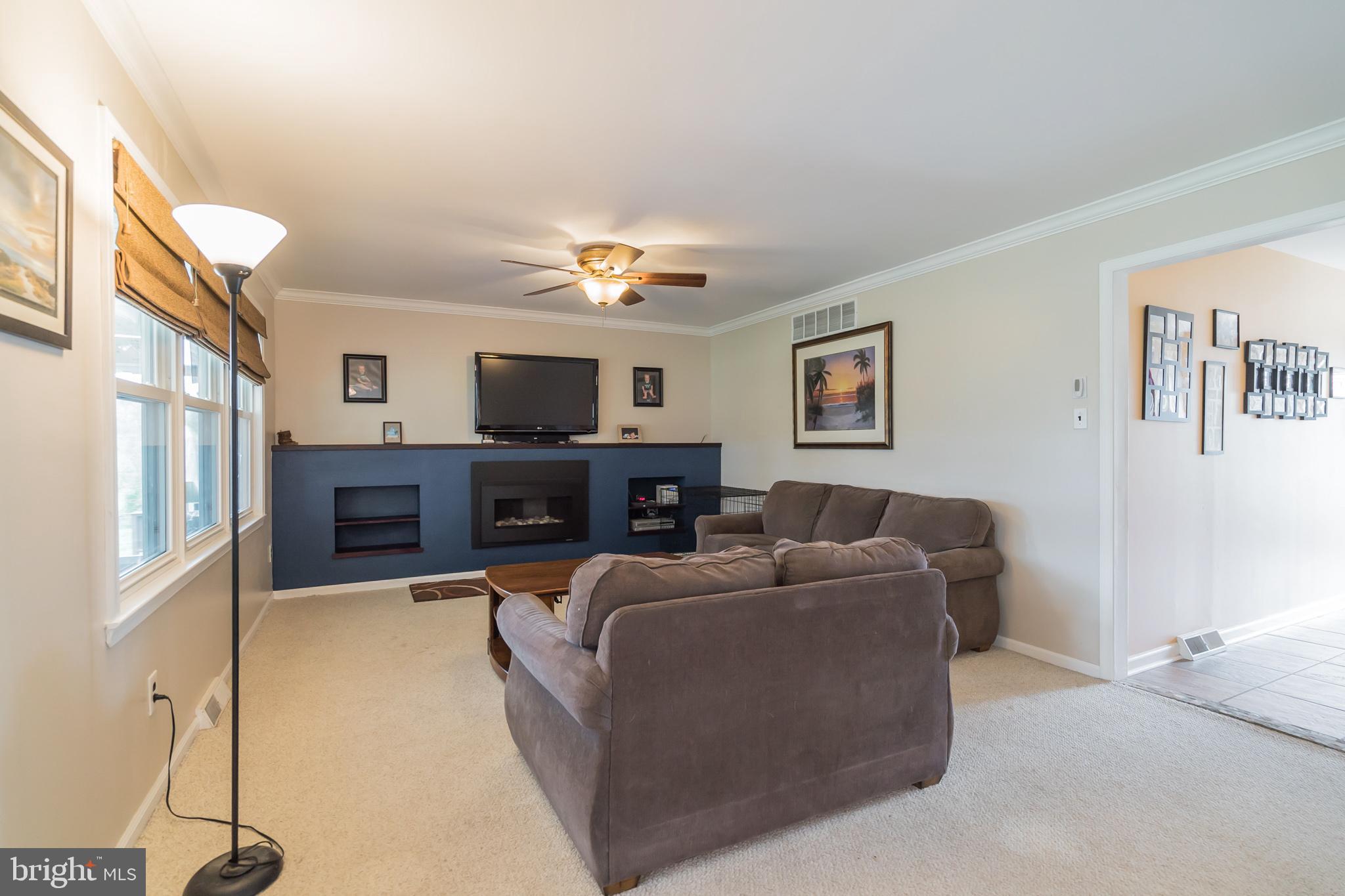 51 Winter Road Holland, PA 18966 - Photo 14 of 30 Family Room with Custom Gas Fireplace
