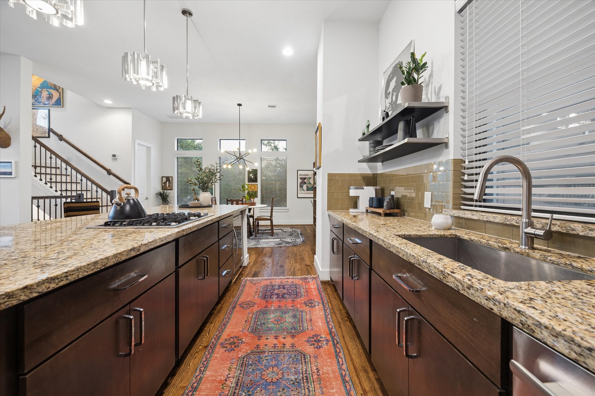 2110 Genesee Street Houston, TX 77006 - Photo 15 of 47 A view of the kitchen looking into the dining area.