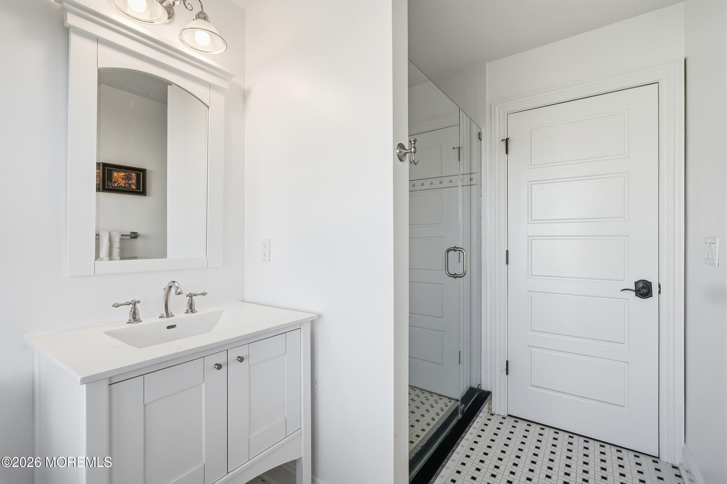619 Bowne Road Asbury Park, NJ 07712 - Photo 50 of 69 a bathroom with a sink a toilet and shower