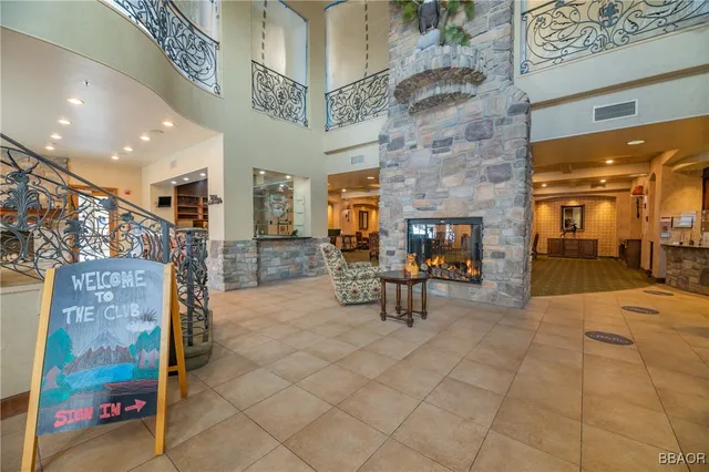 a room with gym equipment