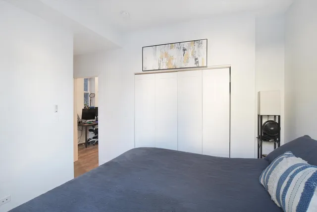a view of bedroom with workspace