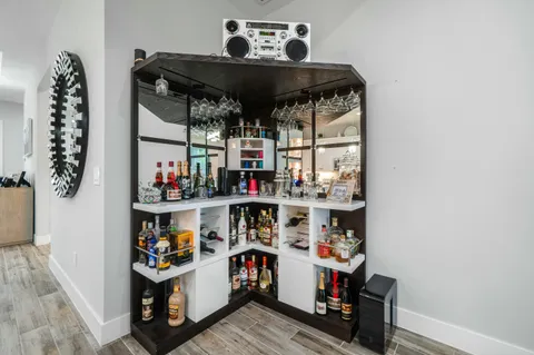 a view of store room with washer and dryer