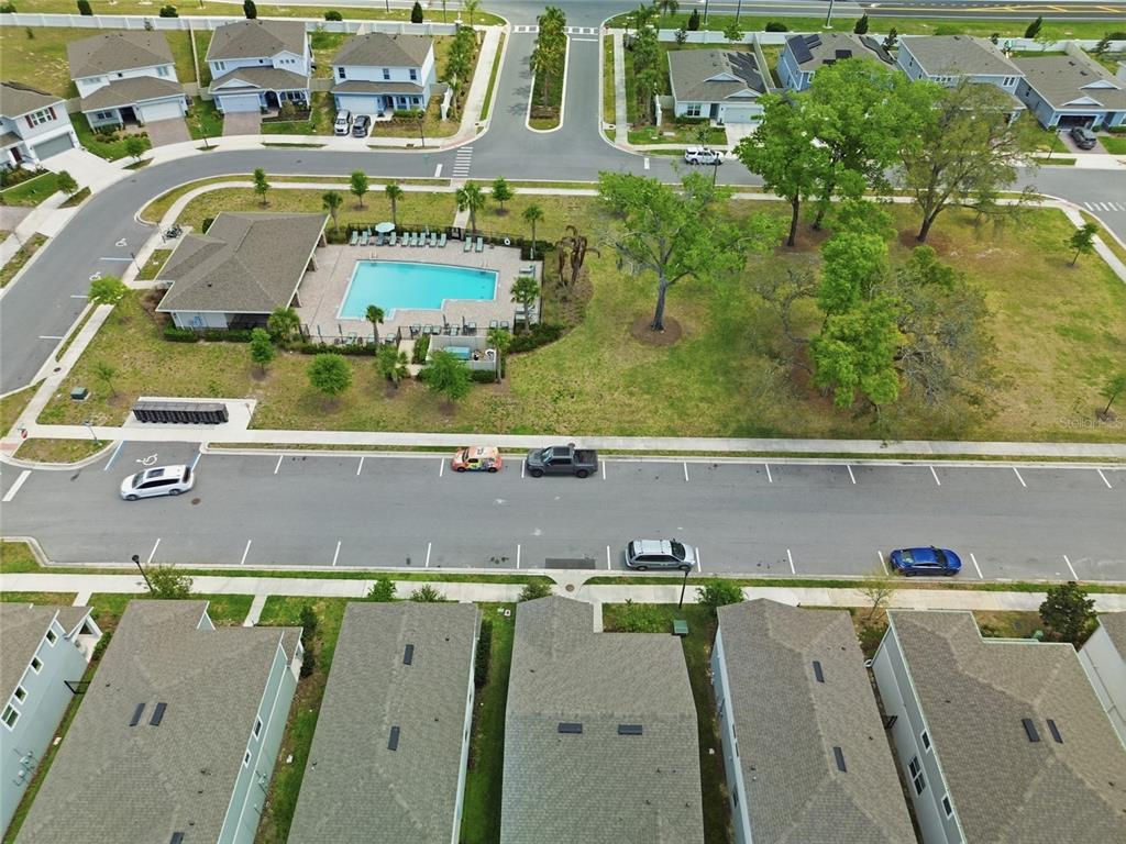 4071 Feather Tree Drive Apopka, FL 32712 - Photo 9 of 52 an aerial view of a house with a swimming pool
