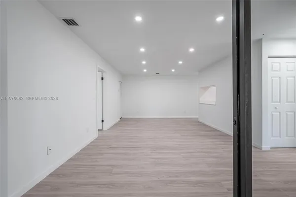 a view of empty room