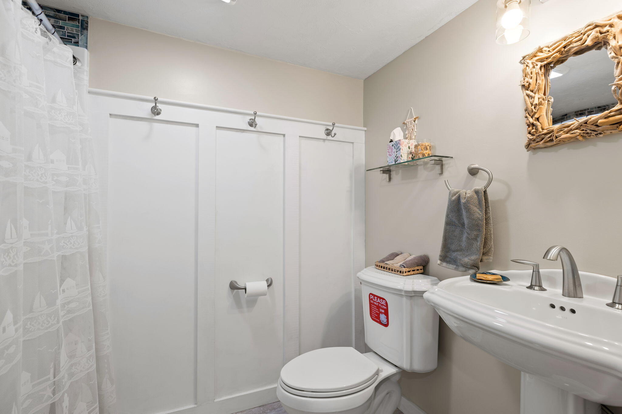 120 Puritan Road Buzzards Bay, MA 02532 - Photo 18 of 28 a bathroom with a sink toilet and shower