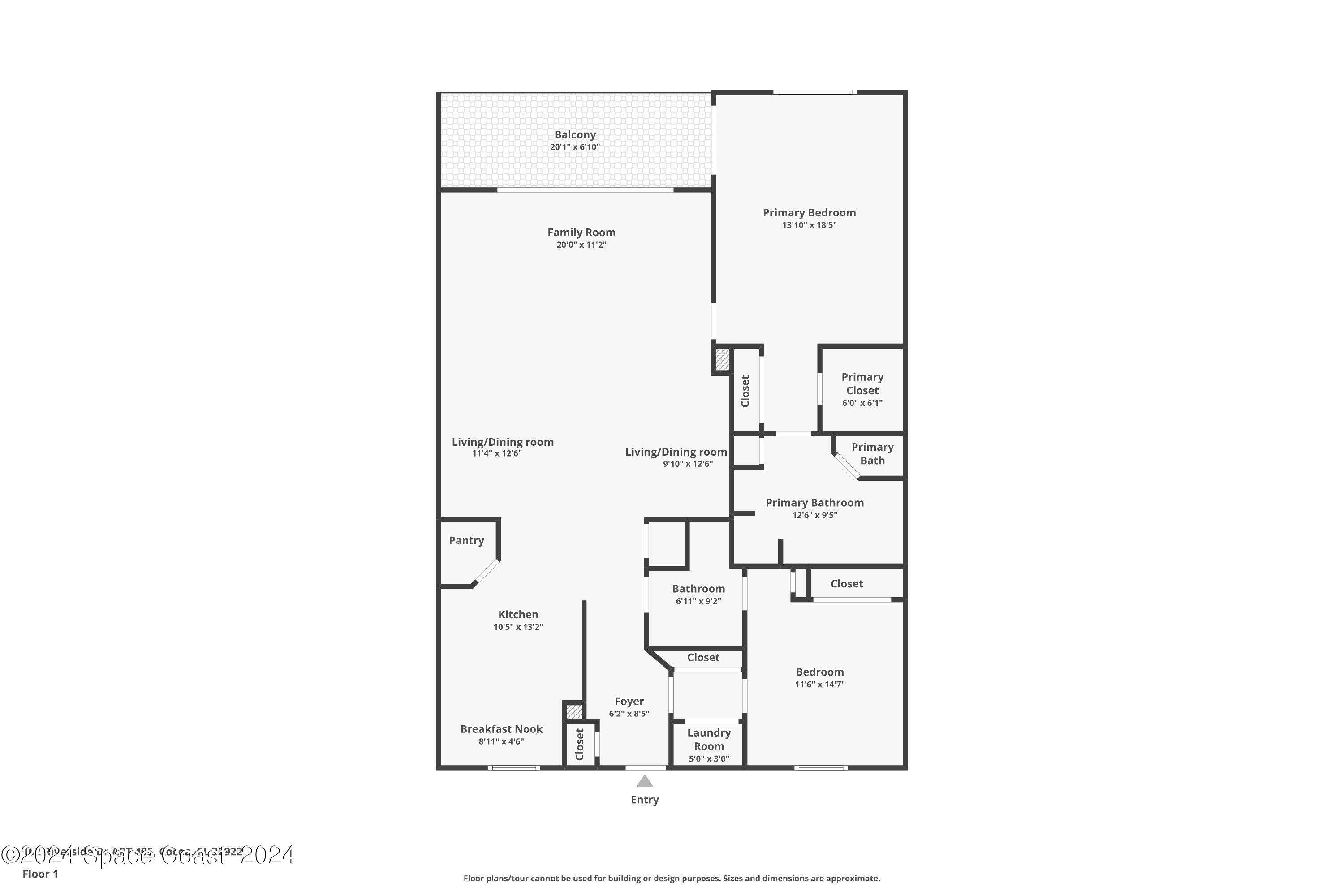 102 Riverside Drive, Unit 405 Cocoa, FL 32922 - Photo 99 of 99 Floorplan views