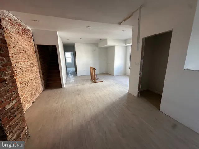 a view of a hallway to the house