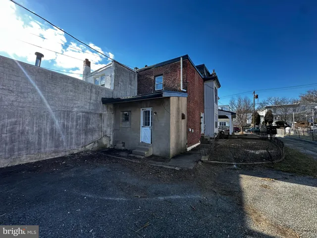 a car parked in front of a house