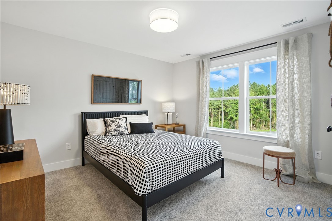 2 Winding Acres Lane New Kent, VA 23124 - Photo 27 of 31 a bedroom with a bed and a flat screen tv