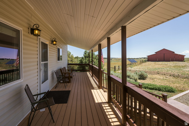 684 Blue Mountain Ridge Monticello, UT 84535 - Photo 31 of 71 Porch featuring a view of countryside