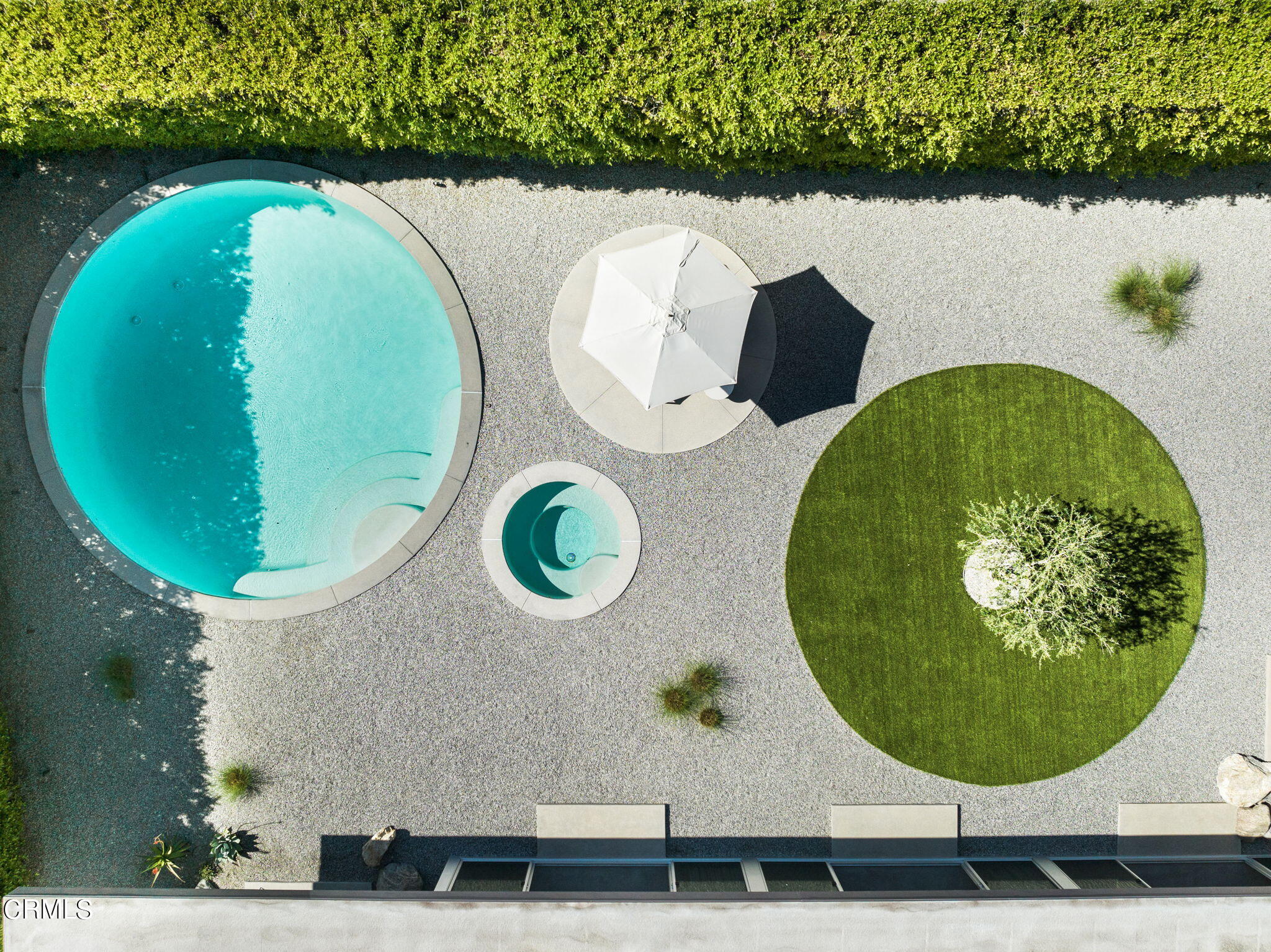 71466 San Gorgonio Road Rancho Mirage, CA 92270 - Photo 25 of 31 an aerial view of a swimming pool having outdoor kitchen