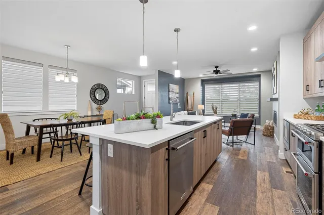 a bathroom with a sink a mirror and shower