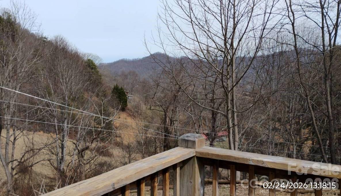 115 Paradise Mountain Road Canton, NC 28716 - Photo 11 of 12 a view of a forest from a balcony