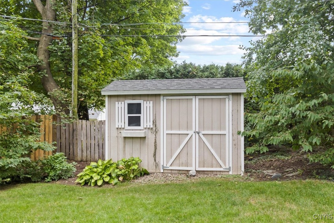 206 Lansdowne Road DeWitt, NY 13214 - Photo 37 of 50 shed in backyard for storage