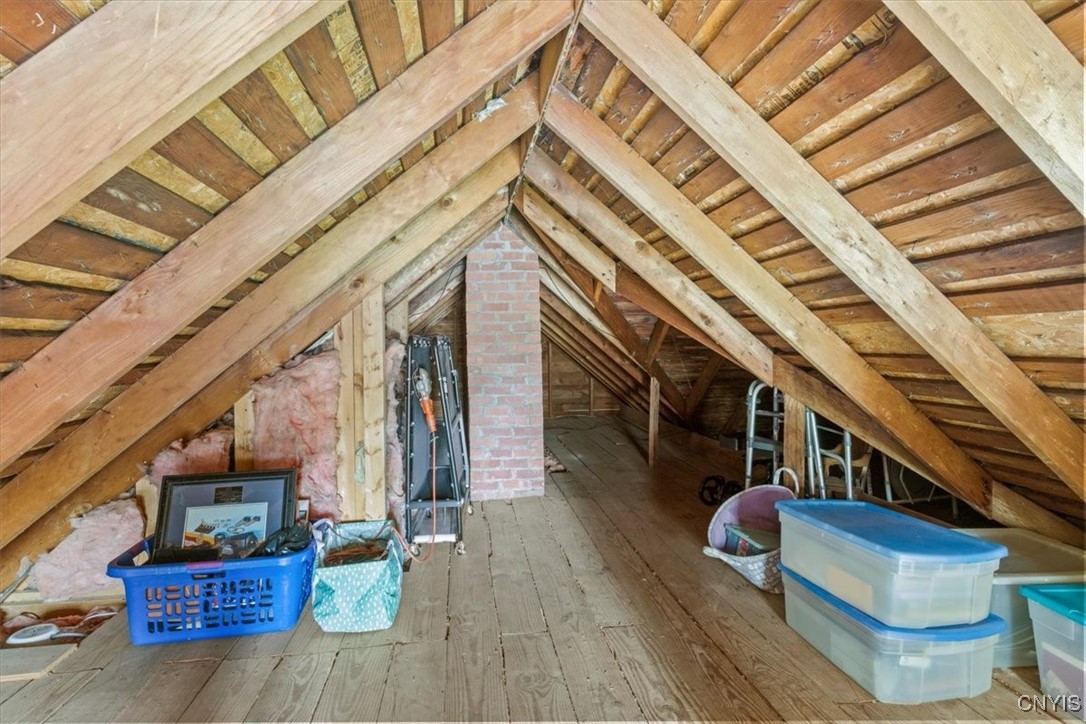 206 Lansdowne Road DeWitt, NY 13214 - Photo 44 of 50 full attic for storage, walk-in staircase.