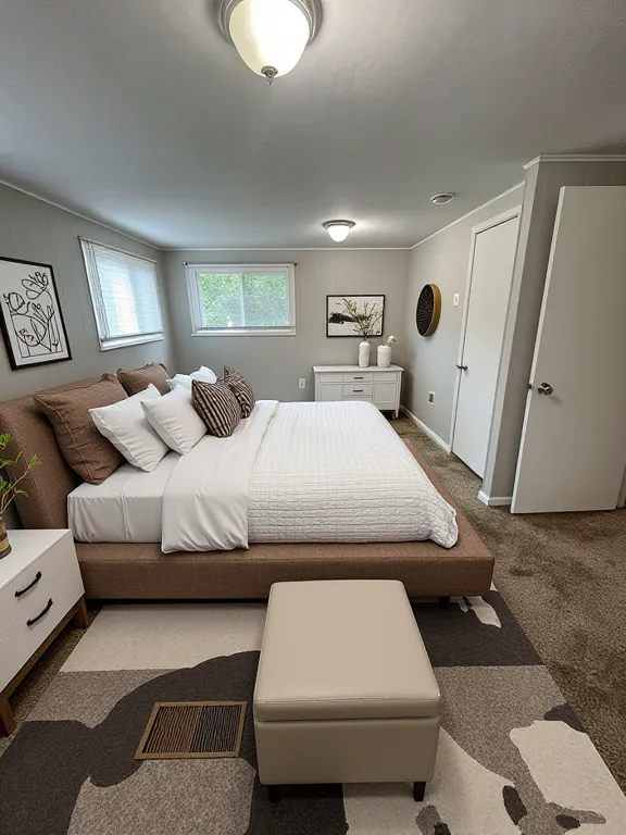 21142 Locust Street Matteson, IL 60443 - Photo 11 of 18 a bedroom with a bed and a window