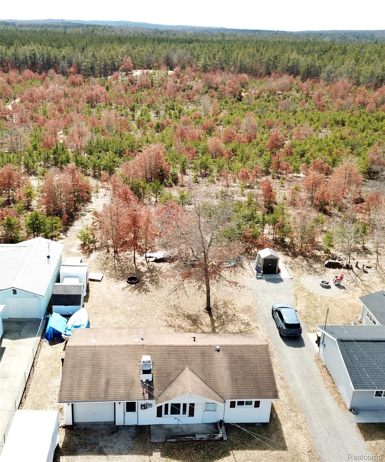 10456 Austin Road St. Helen, MI 48656 - Photo 2 of 24 State land adjacent to back yard