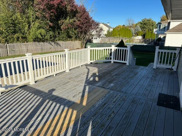 15 Cooper Avenue West Long Branch, NJ 07764 - Photo 11 of 13 a view of a wooden deck with a patio