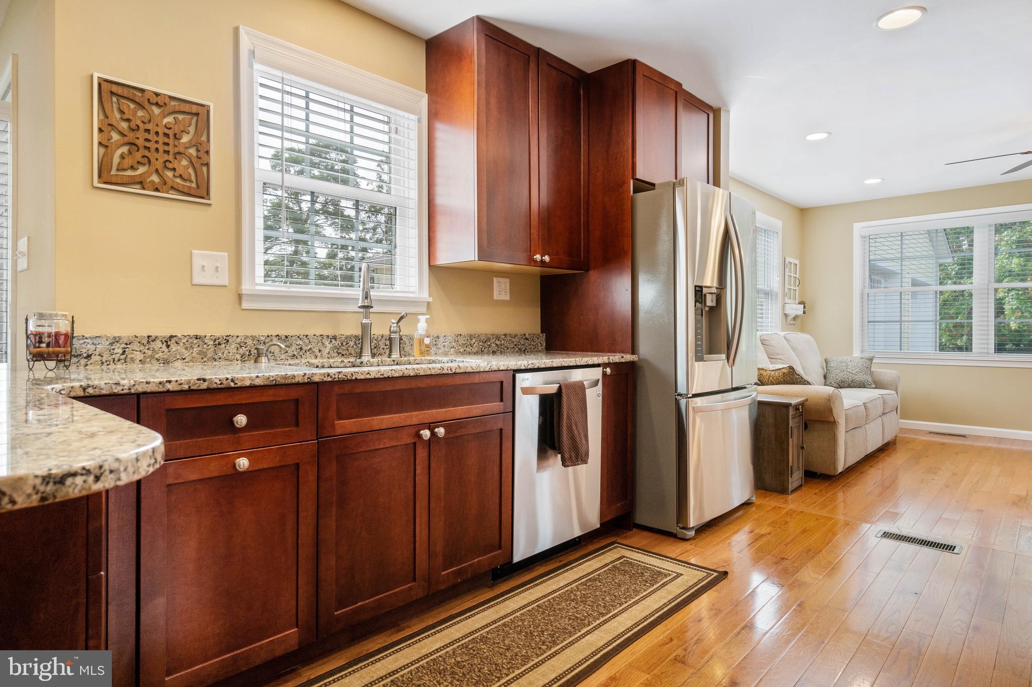 600 Jackson Hall School Road Elkton, MD 21921 - Photo 14 of 44 Open Kitchen with Beautiful Granite Counter Tops