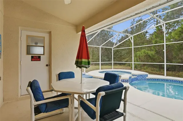 a view of a living room and dining room