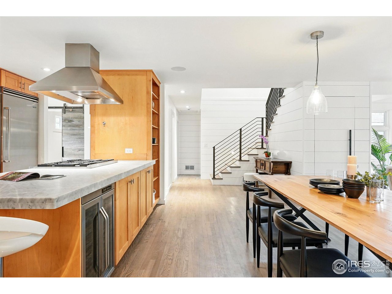 2970 21st Street Boulder, CO 80304 - Photo 11 of 33 a kitchen with sink cabinets and wooden floor