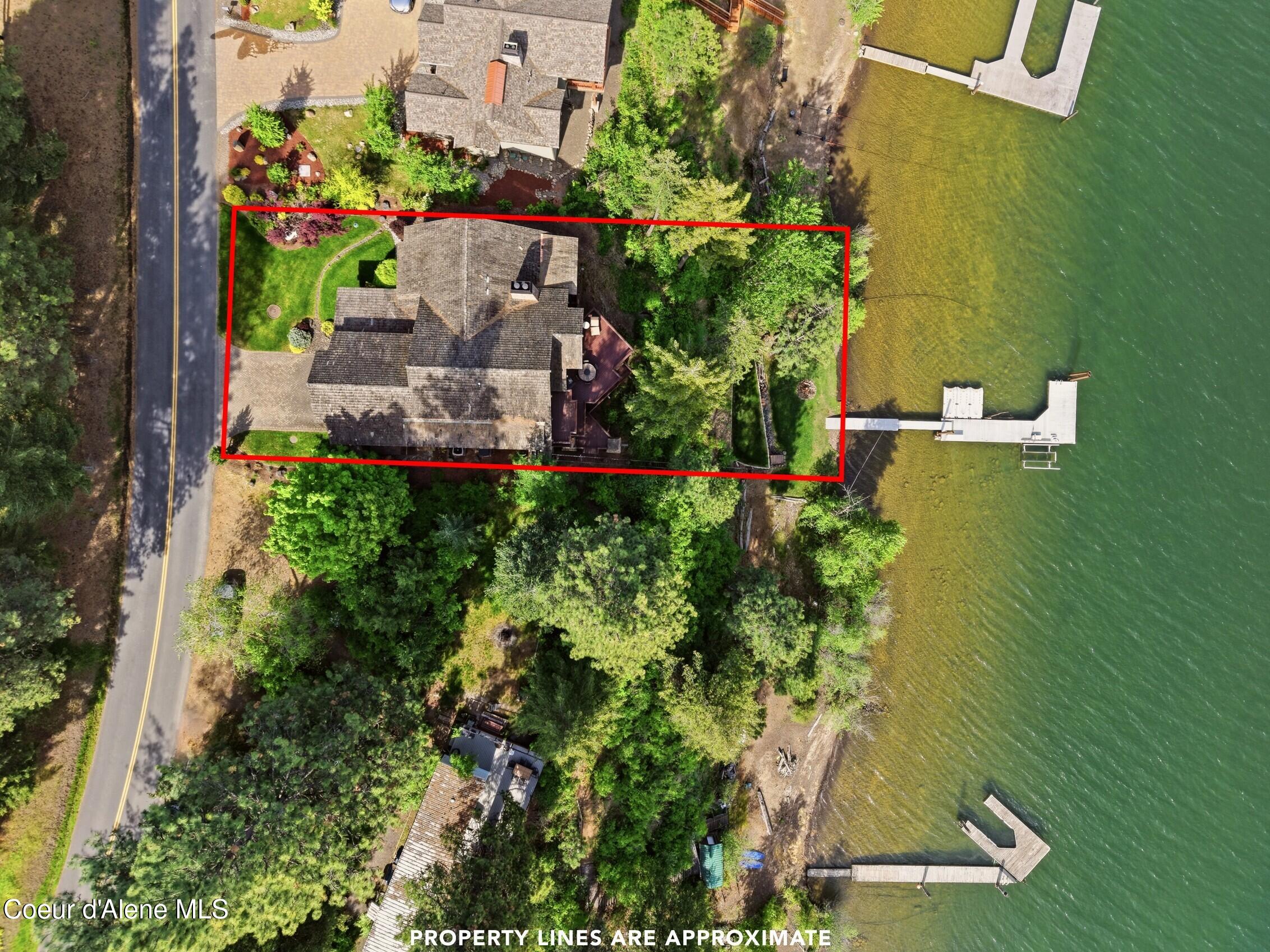 7190 West Rockford Bay Road Coeur D'Alene, ID 83814 - Photo 89 of 95 Bird's Eye View