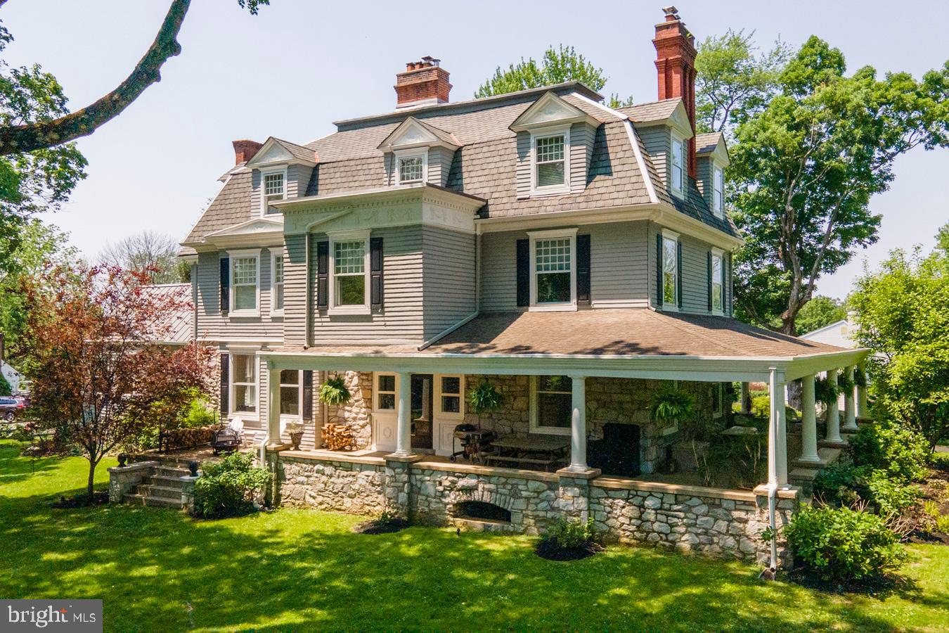 324 South Waterloo Road Devon, PA 19333 - Photo 6 of 50 Stone porch, walls and foundation