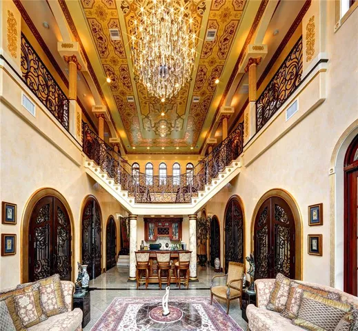 a view of front door