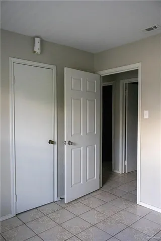 an empty room with window