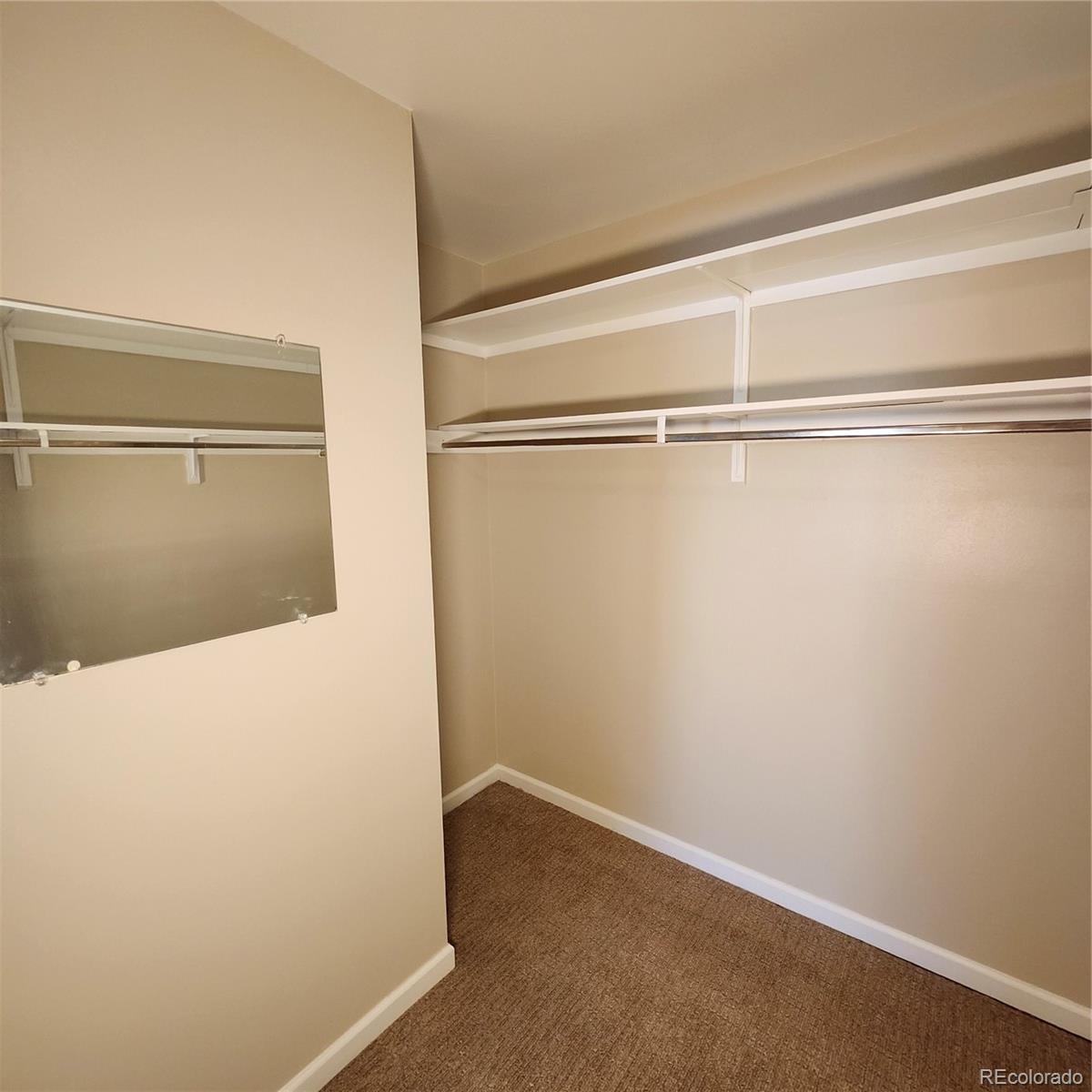 755 South Clinton Street, Unit 6B Denver, CO 80247 - Photo 29 of 48 a view of an empty walk in closet