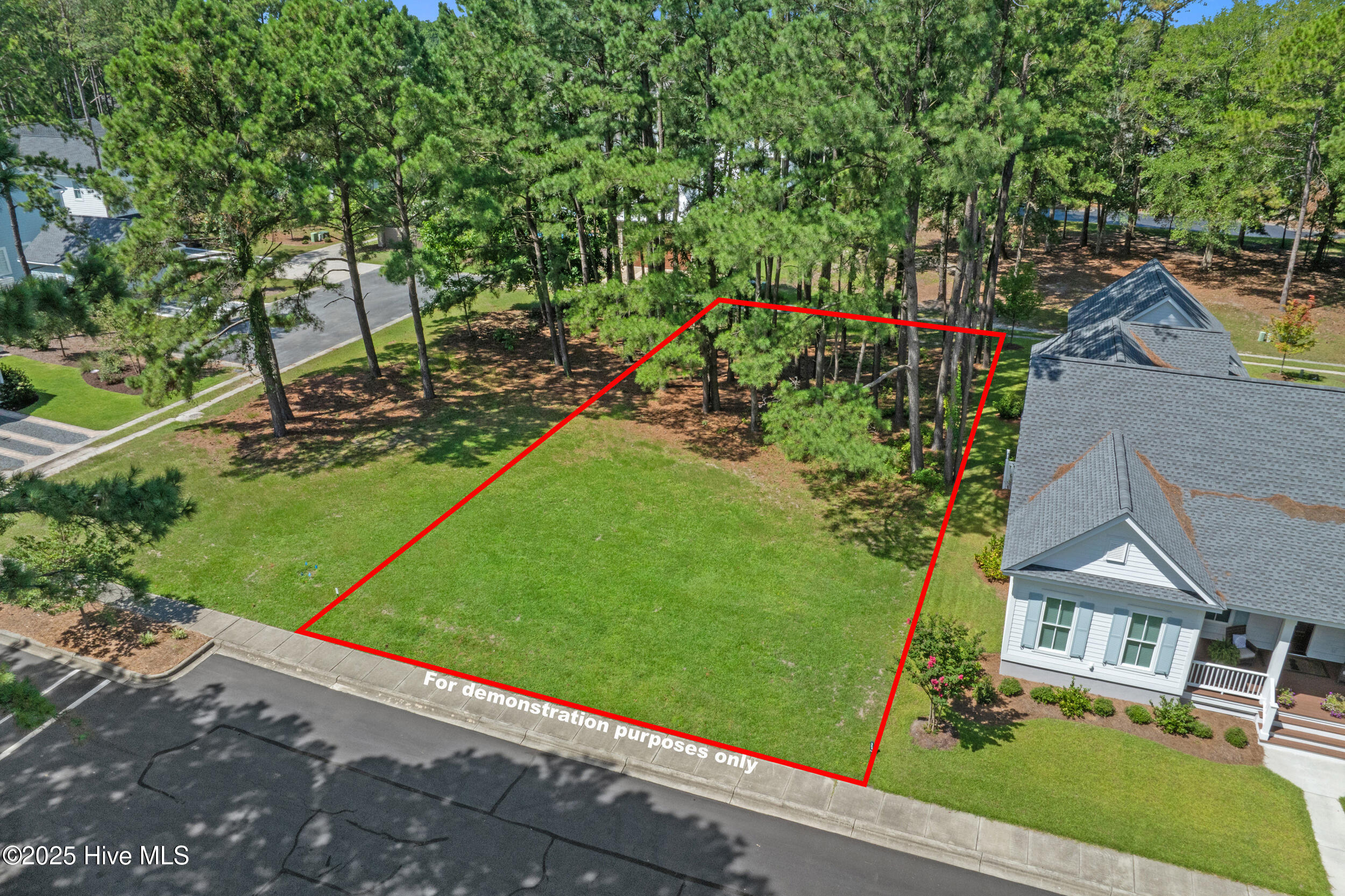 9266 West Lake Road Calabash, NC 28467 - Photo 2 of 15 This is a beautiful lot in the prestigious neighborhood of Devaun Park. Outlines area in red is NOT for survey purposes.