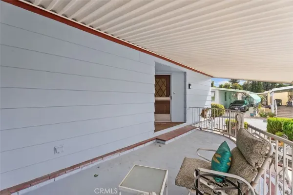 a backyard of a house